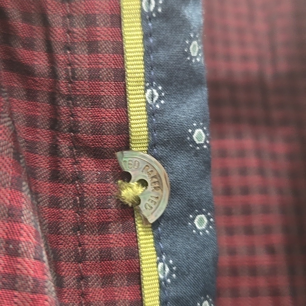 TED BAKER LONDON-Long Sleeve Button-Up Dress Shirt-Red Wine-Size 5(Slim XL) - Picture 10 of 17